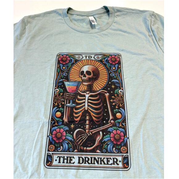 The Drinker Tarot Card T-shirt  - XXL - Picture 1 of 4